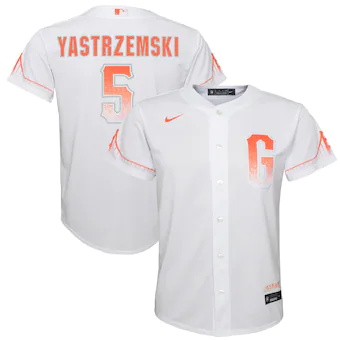 youth nike mike yastrzemski white san francisco giants city